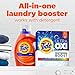 Tide Ultra Oxi Whitening Boost, 57 oz, All in One Laundry Booster, Color Safe Whitening, Stain and Odor Fighter