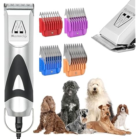 MASTERCLIP A5 Dog Clipper with Comb Guides Cover