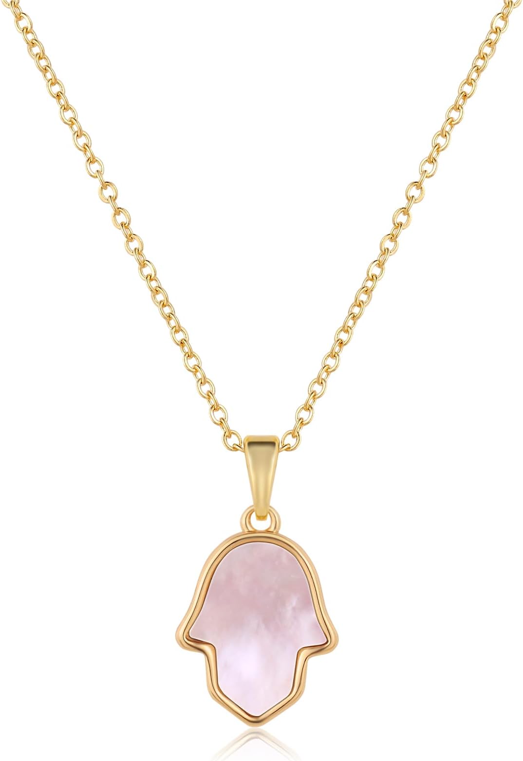 Clover Pendant Necklace for Women Four Leaf Clover Necklace for Women 18K Gold Plated
