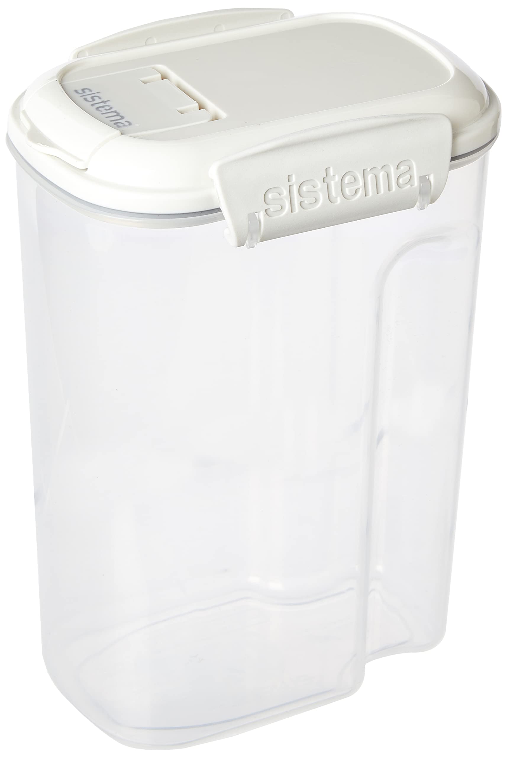 Sistema Klip It Mini Bakery Storage Container, Clear/White, 985 ml