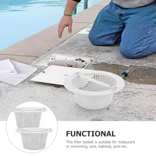 Yardwe Cestas De Skimmer De Piscina 2 Peças De Cesta De Filtro De Piscina De Plástico Cesta De Filtr
