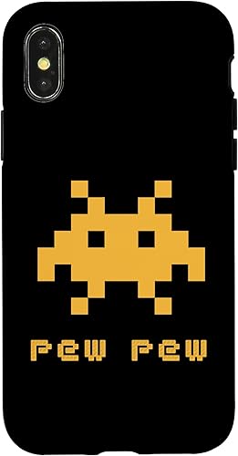 Miniatura 7 de Funda de regalo para iPhone 14 Pro Alien Invaders Pew Space de 8 bits retro para videojuegos
