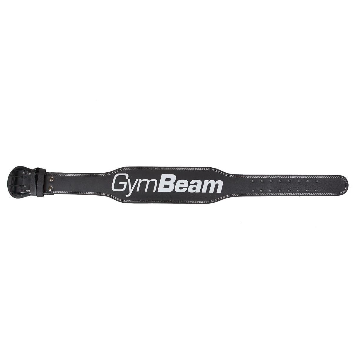 GymBeam Cintura da Palestra Ronnie, Cintura da Palestra per Uomo, Cintura da Powerlifting, Realizzata in Pelle Flessibile, Resistente e Durevole, Imbottita in Gommapiuma