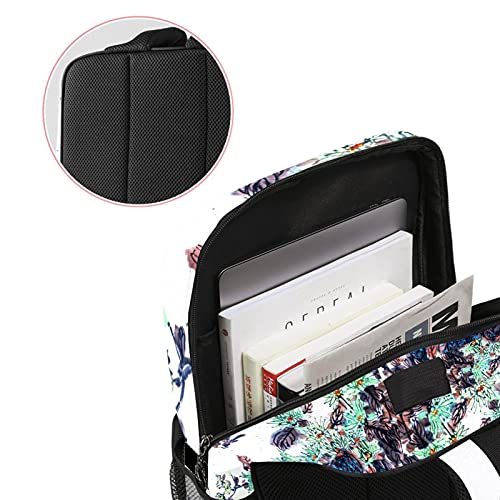 Sac de travail tendance à fleurs blanches pour styliser vos journées de bureau ou de fac - 3