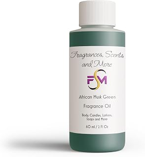 African Musk Green Fragrance Oil - 2 Fl Oz Plastic Bottle (60ml)