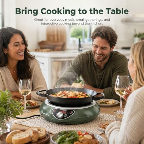 Image of Induction Wok Cooktop Induction Burner 1700W /85V~120V Electric Wok Curved Surface Electronic Cooker Concave Stoves