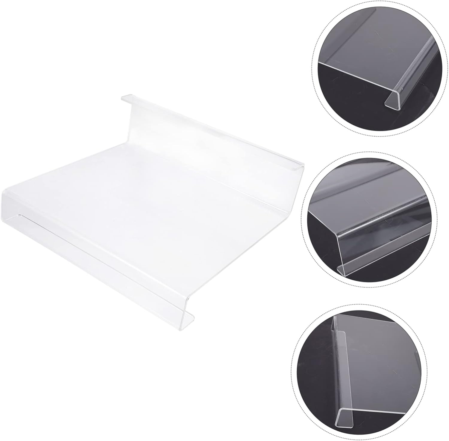 COHEALI Acrylic Treadmill Book Holder for Tablets Ebooks Adjustable Reading Stand for Home Gym Compatible Cellphones Lightweight Magazine Display Rack