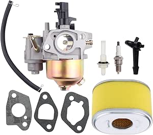 Carburateur Predator 212cc Remplacement Carburateur Ewillownm Pour Moteur Honda GX160 GX200 - Kit Avec Filtre à Air Et Bougie Pièce Rechange Tondeuse Pompe