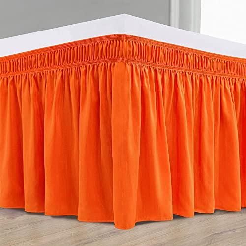 1 PC Wrap Around Bed Skirt 100% Best Cotton Three