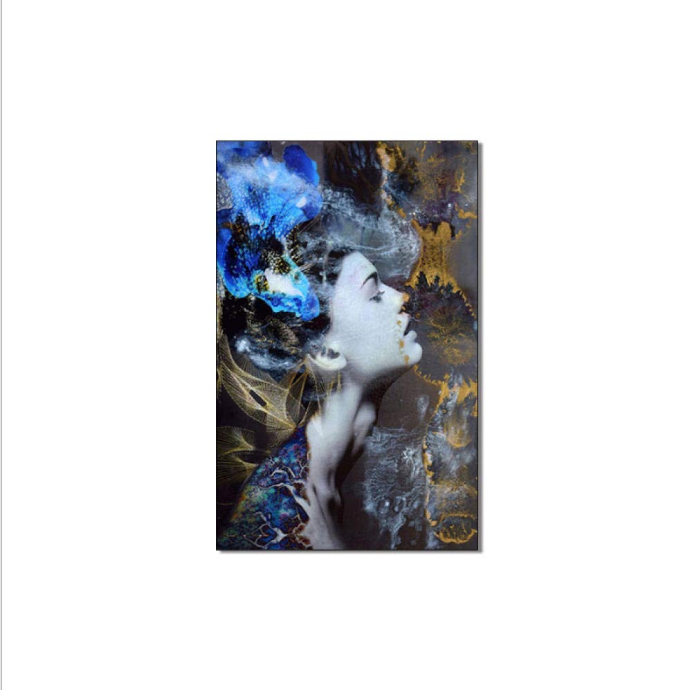 Peinture à l'huile abstraite pour masquer un mur vide et réchauffer votre intérieur