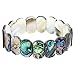 Falari Abalone Stretch Elastic Bracelet Round B0550