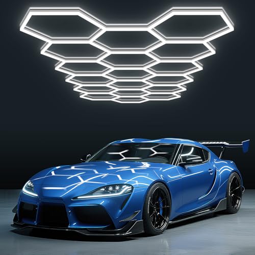 BRILLIHOOD Hexagon LED Garage Lights (18-Grid System)