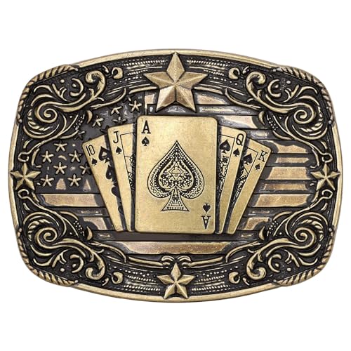 Image of Western Cowboy Belt Buckle for Men Vintage Cowboy Cowgirl Rodeo Texas Buckle Longhorn Bull Belt Buckles