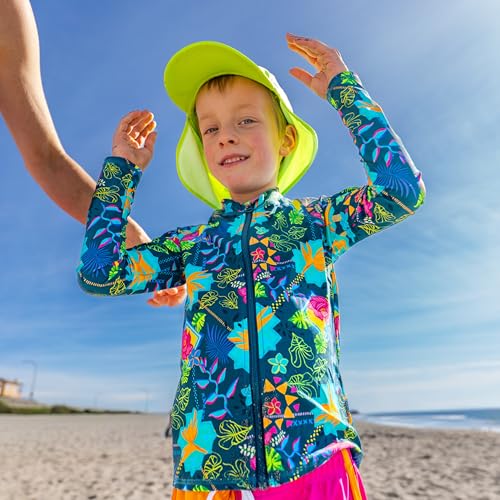 Image of SwimZip UPF 50+ Rash Guard, Long Sleeve Swim Shirt for Boys and Girls