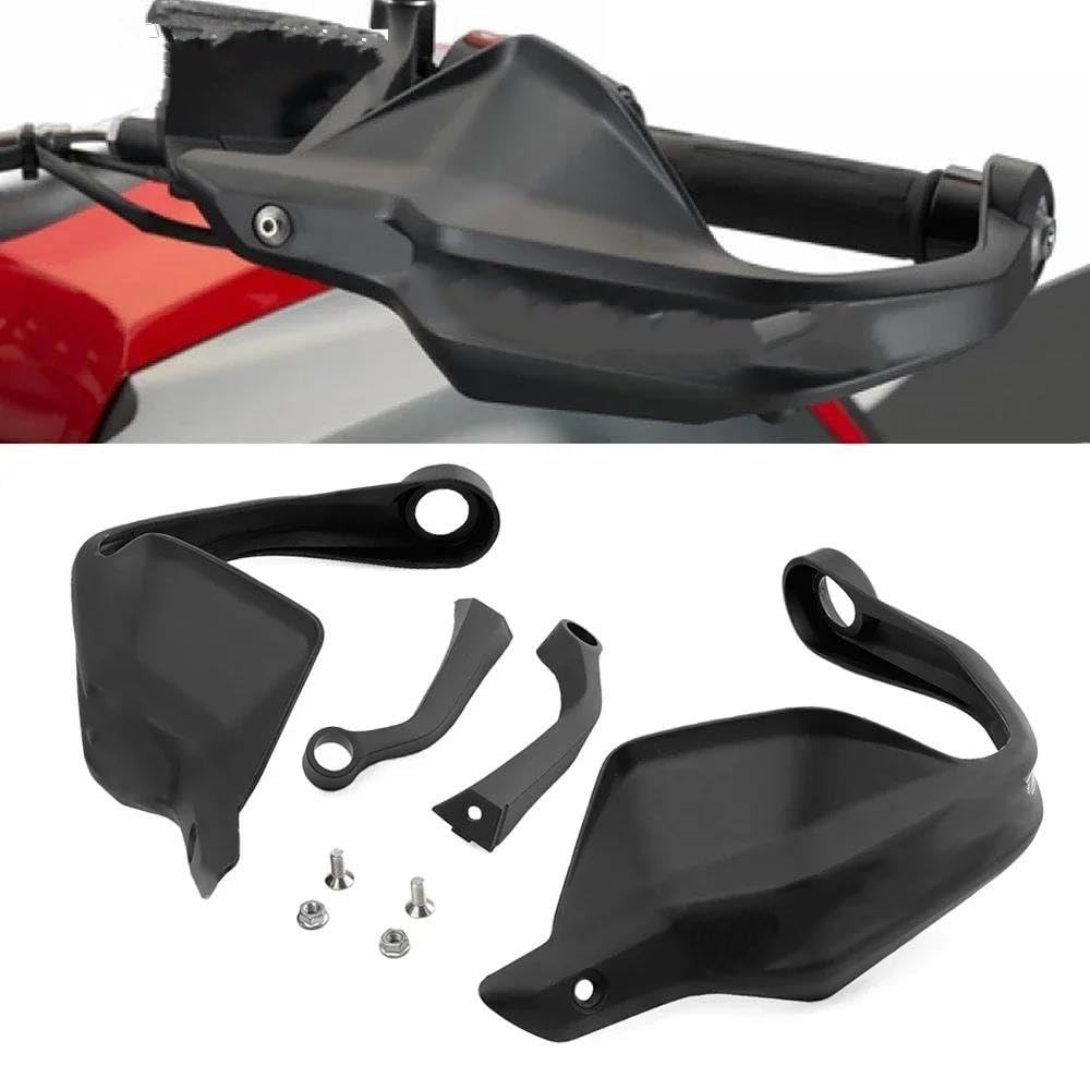 Protectores Manos Moto para R1200GS para LC para R1250GS para ADV para F850GS para F750GS para F 750 850 para R 1200 1250 para GS Guardamanos Motocicleta(Black)
