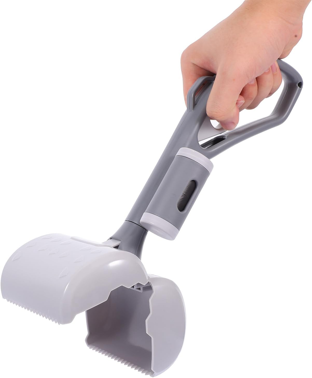 Portable Pet Waste Picker for Dogs and Cats with Waste Bag Holder Lightweight Poop Scooper for Outdoor Use Convenient Design for Parks and Walks