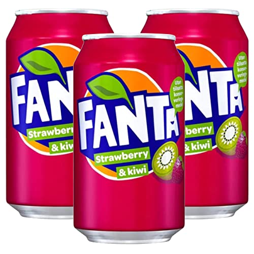3X Fanta Strawberry & Kiwi - American Drink al...
