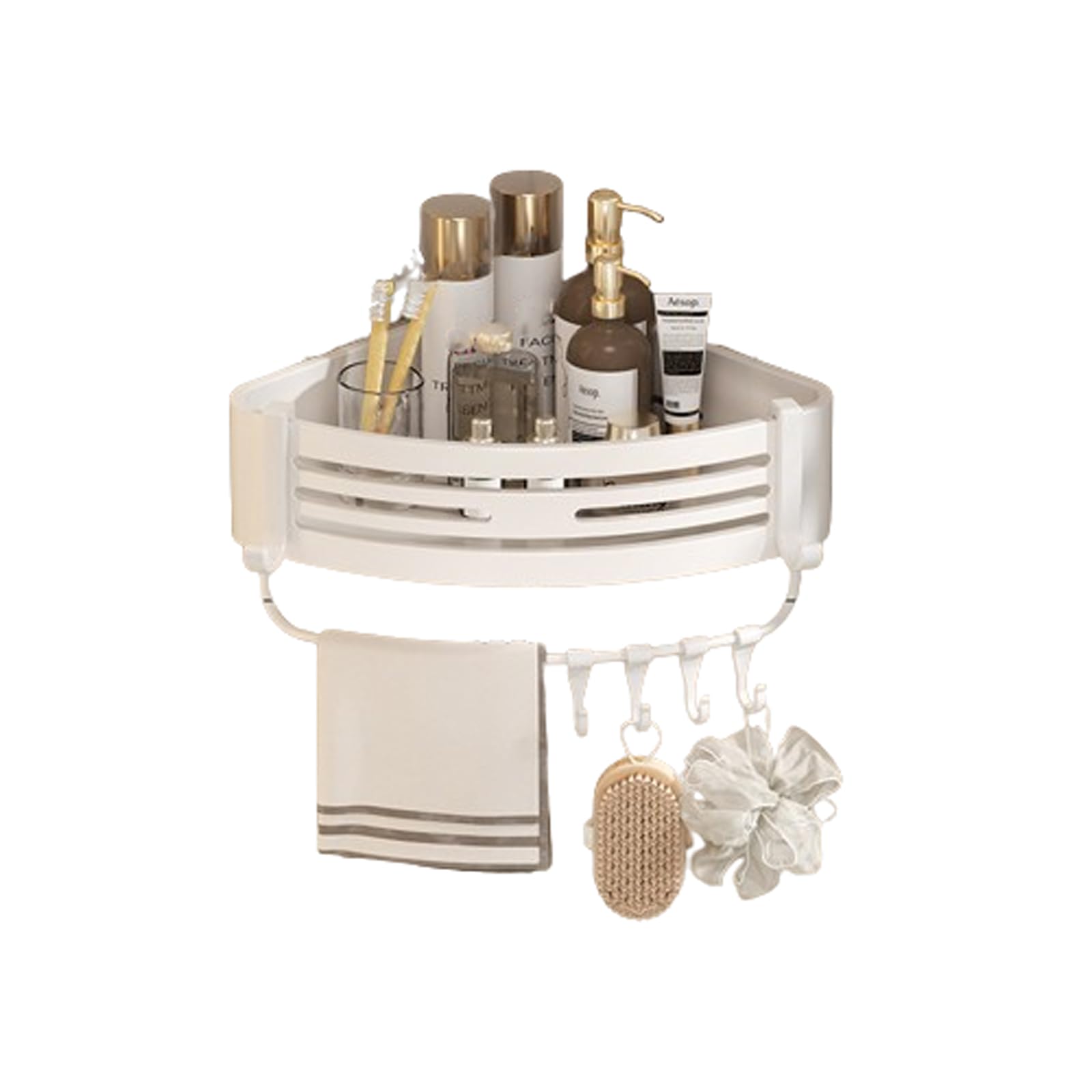 SerendipitousWhisper Bathroom Shelves,Corner Caddy,Shower Storage Accessories,No Drill Shower Shelves,No Drilling,Adhesive Shower Storage Rack Save Space,for Bathroom