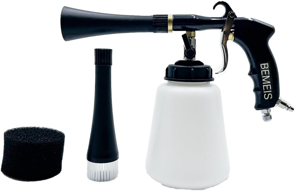 Air Blow Gun & Vacuum Gun with Adjustable Air Flow Nozzle, Cleaning Gun, Works with Air Compressor, 2-in-1 (B200 Cleaning&Vacunm Gun)