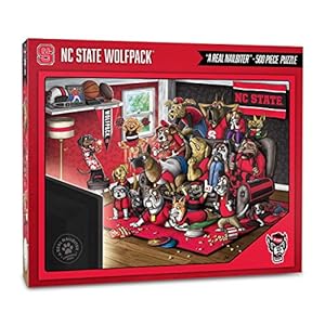 YouTheFan NCAA NC State Wolfpack Purebred Fans 500pc Puzzle – A Real Nailbiter