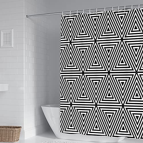Rideau de douche 120x180cm de qualité supérieure avec crochets KnSam