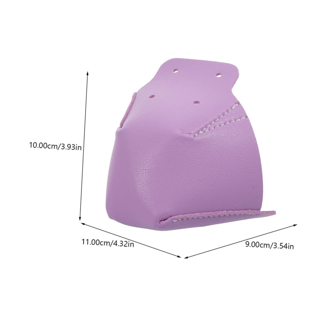 HEMOTON 4 Sätze Skate-Stiefel Zehe Schlittschuh-stiefelüberzüge Kappen Pads Schutzausrüstung Zum Skaten Schutzausrüstung Für Rollschuhlaufen Leder Violett 2 Paare * 4