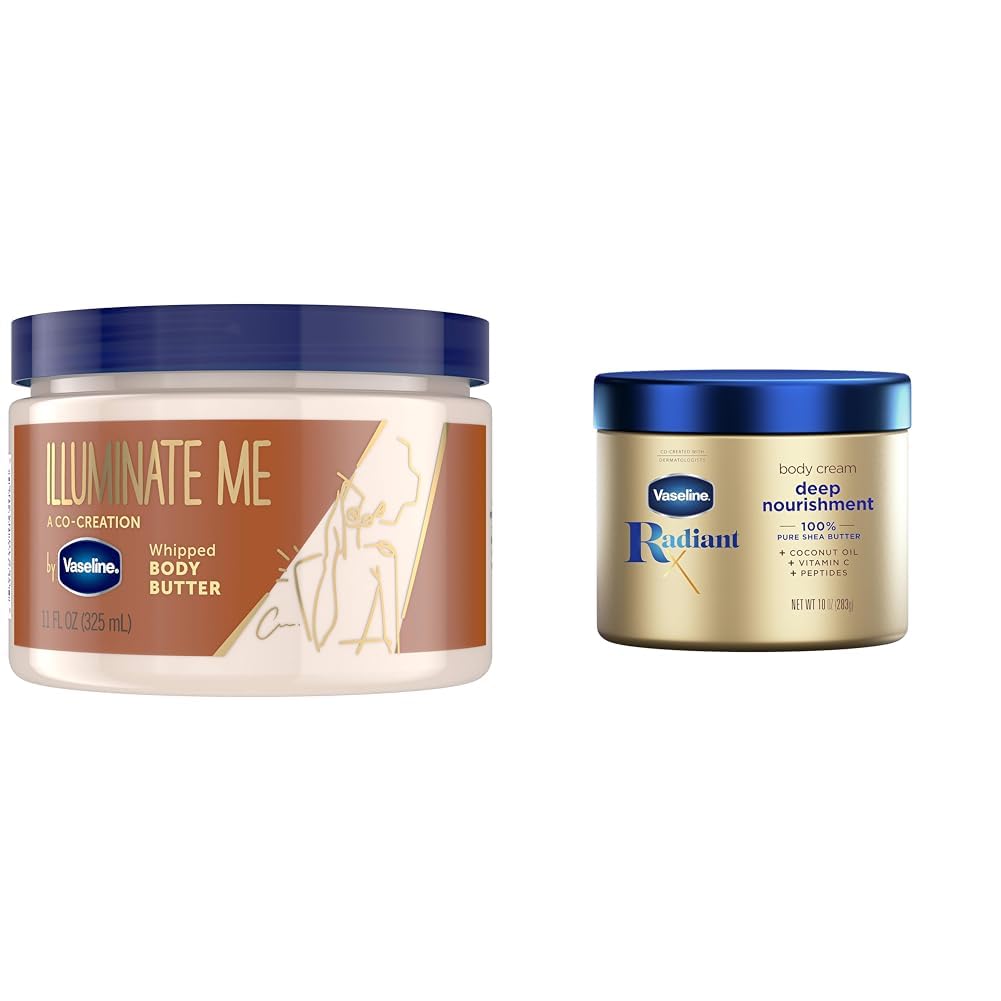 Vaseline Illuminate Me Body Butter Whipped Body Butter