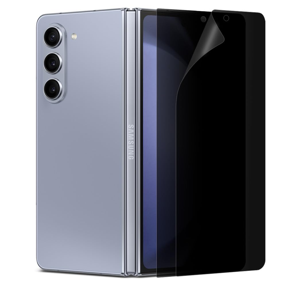 DIACUBE 2 Pack Anti Glare Matte Privacy Screen Protector Compatible with Samsung Galaxy Z Fold 5 [Front Screen Only] EPU+TPU Hybrid Film, Anti