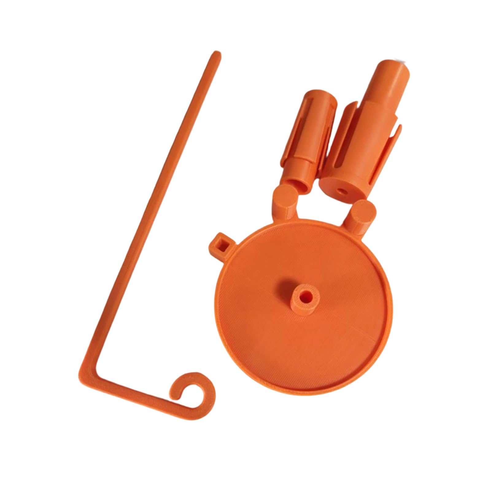 Double roll owner with double spool holder and ergonomic design portable sewing thread holder for smooth operation