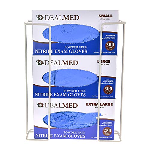 Dealmed Triple Glove Box Holder, Horizontal Wire (Each)