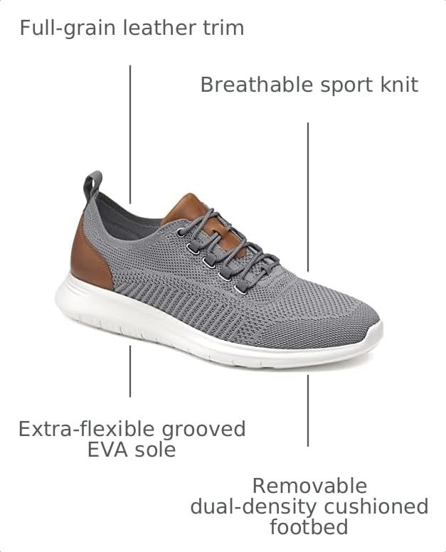 Image of Johnston & Murphy Men's Amherst U-Throat Dress Casual Sneaker Shoe