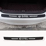 [Hochwertiges Material]: Der Seitenschutz der hinteren Autoaufkleber besteht aus Kohlefaserleder mit starker Haftung, das rutschfest, verschleißfest, kratzfest, wasserdicht und hochtemperaturbeständig ist. Es kann auch verwendet werden, um vorhandene Kratzer abzudecken und Ihr Auto zu dekorieren, um es neu zu machen.