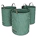 Produktbild SONGMICS Gartensack, 3er Set, pro Sack 272 L, Gartenabfallsack aus Polypropylen-Gewebe (PP) GTS272L