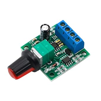 PWM DC Motor Speed Controller - 1.8V, 3V, 5V, 6V, 12V, 2A Adjustable Speed Switch for 1803BK Motor Control