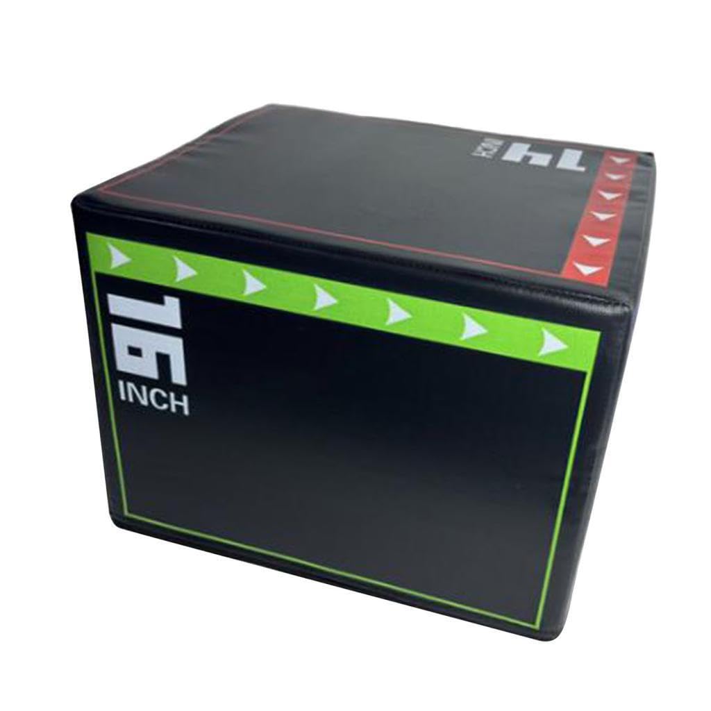 Cajón pliométrico multifuncional 3 en 1, plataforma de salto de agilidad, adecuado para gimnasio en casa.