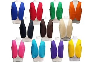 Kids Peasant Vest in Earthy Brown for Playtime Adventures