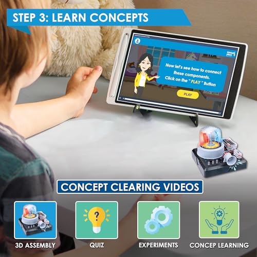 Image of Amazing Alarm System DIY Kit | Build, Learn & Play | STEM Toy for Kids Age 8+ | Security System Learning Kit with AR Experience | Fun Educational Game