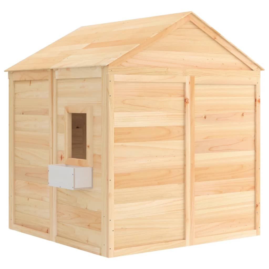 Genérico Casa de Juegos con Puerta con Cierre y macetas Madera Abeto,Juegos y Juguetes,Estructuras para Juegos al Aire Libre,Casitas Infantiles,93686