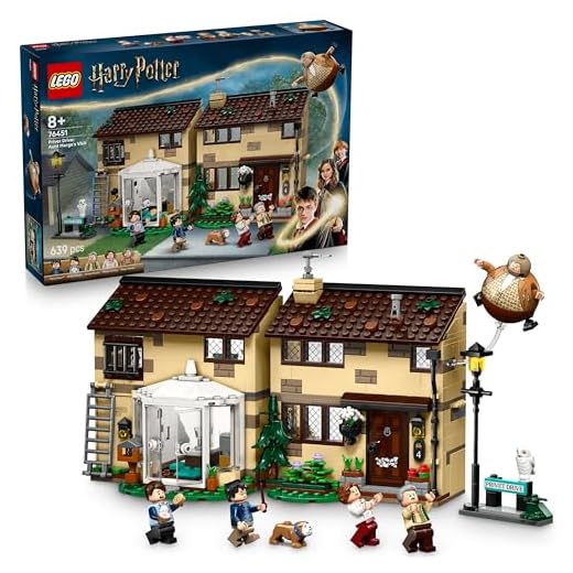 LEGO Harry Potter Privet Drive : La Visite De Tante Marge - Jouet Maison avec Intérieur Détaillé - 5 Minifigurines & Figurine de la Tante Gonflée - Cadeau Prisonnier d'Azkaban Garçon Dès 8 Ans 76451