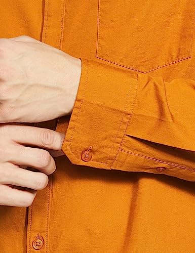 Image of Amazon Brand - Symbol Men Solid Regular Fit Casual Shirt