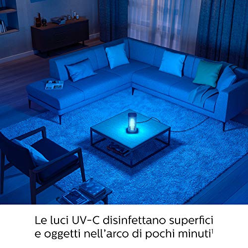 Philips Lampada da Tavolo UV-C per la Disinfezione di Ambienti, 24 W, Alluminio - immagine 4