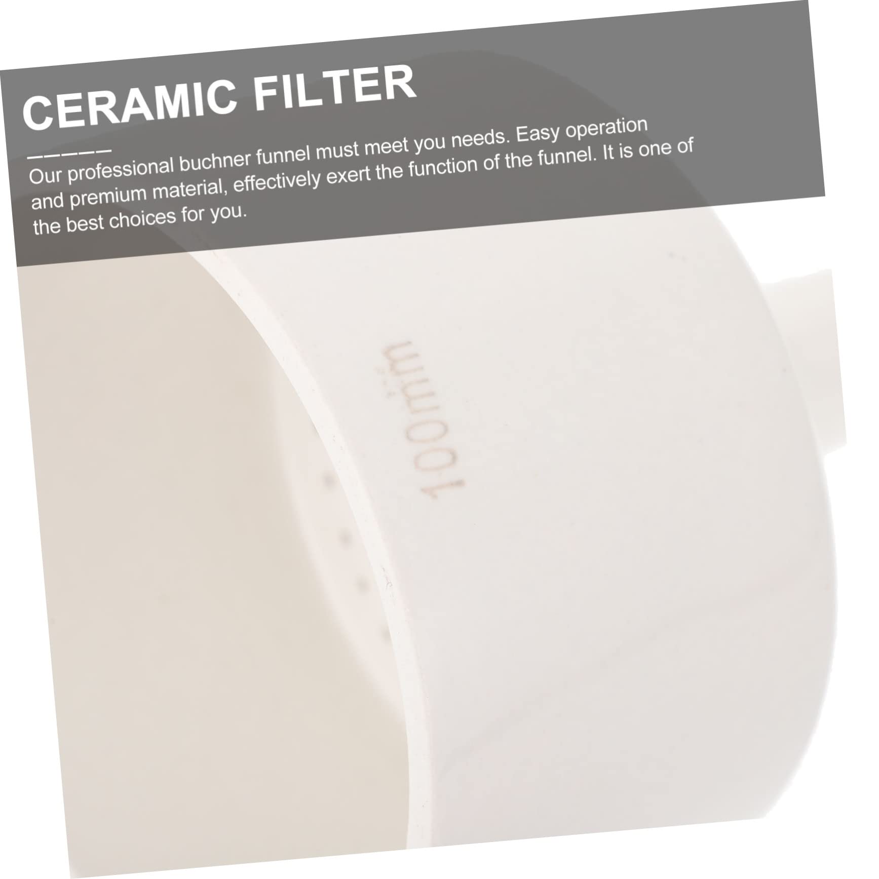 iplusmile Filter Trichter Lebensmittelsieb Filterwerkzeuge Futtertrichter Mit Großer Öffnung Keramik ware Keramik Filter Buchner für or 1Pc Filtertrichter Flüssigkeitstrichter