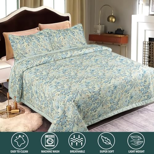 Image of Akshya Innovative Edge Premium Quilted Ultrasonic Comforter Set | Reversible Bedcover | All-Season AC Quilt | Luxurious Bedding | Soft & Durable Blanket Comforter | Wedding & Gift Ready