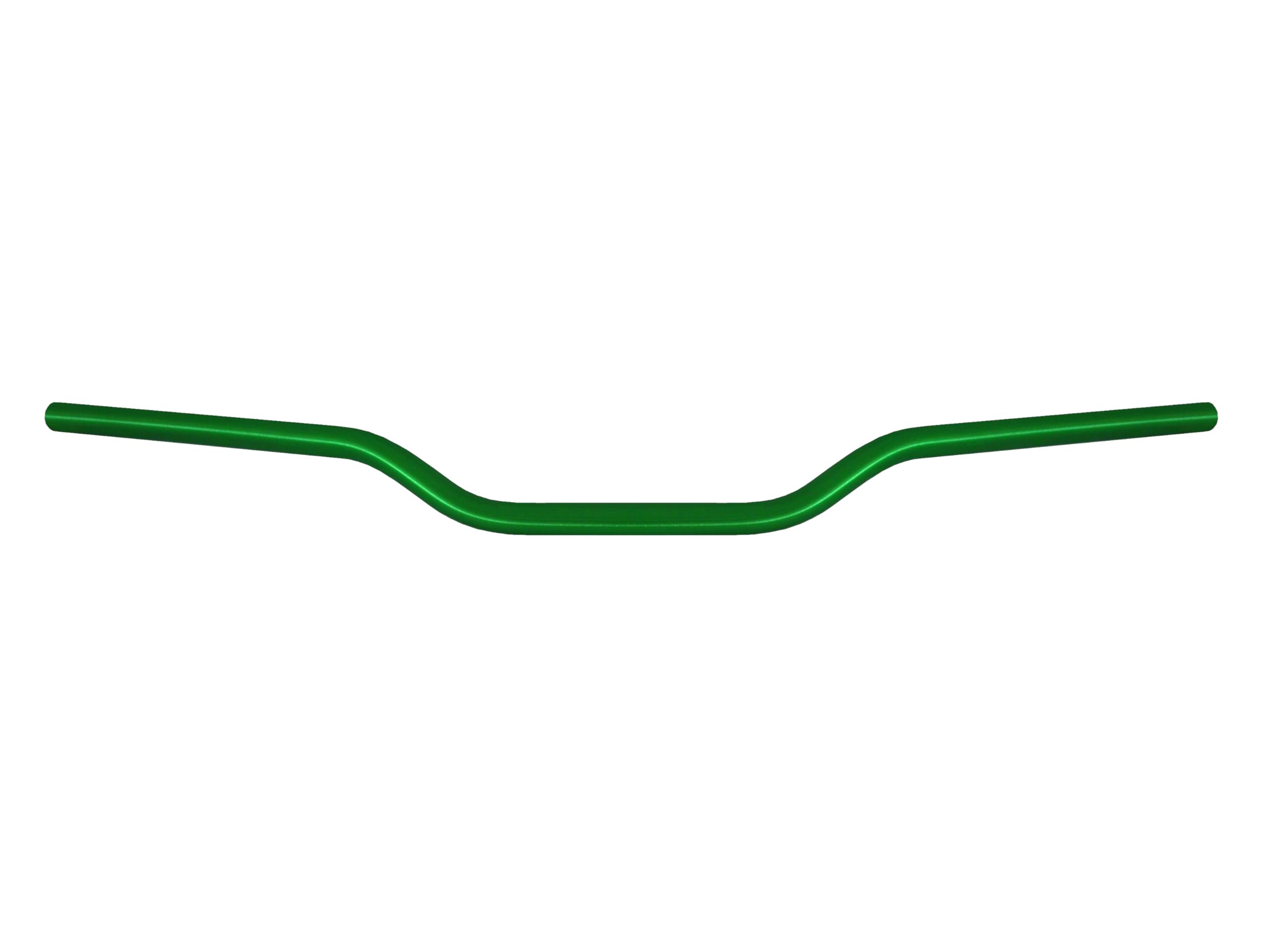Manubrio Accossato Verde in alluminio per Kawasaki Versys 650 LE650JA2 del 2023 (CC 650) diametro Ø22x5 mm