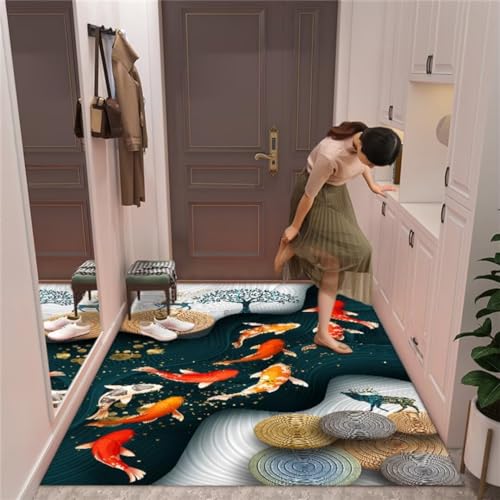 Tapis facile à nettoyer pour salon dynamique et lavable en machine
