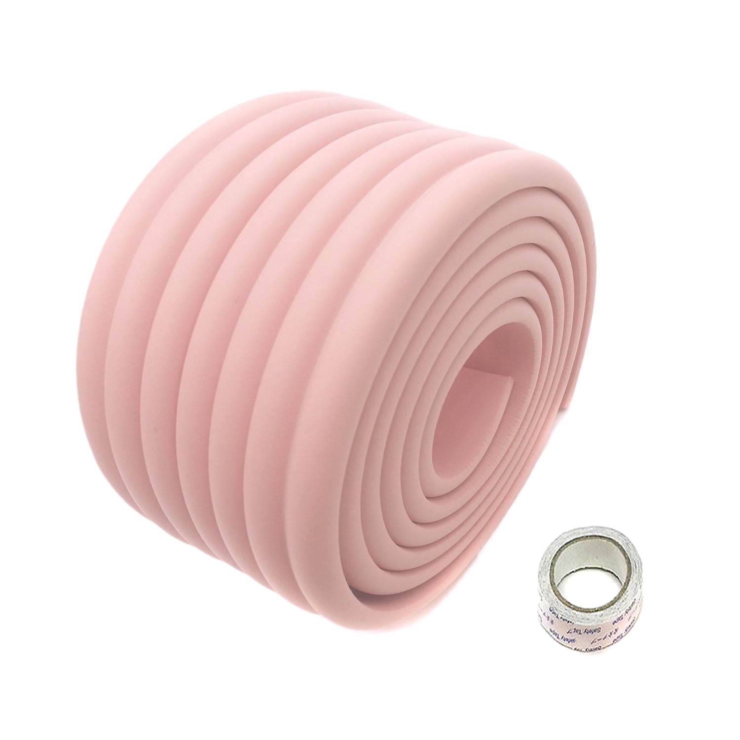 Universal Protector Espuma, 200cm x 80mm x 8mm Multiusos anticolisión Protección Espuma Rollo para Bebés niños, No Tóxico, Seguridad Protectores Superficie & Bordes, Rosado, KXD7002-pink