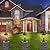 GOALPLUS 24 Inch Large Post Light Fixture with 3in Pier Mount, 2 Pack Bronze Post Lamp for Yard, Outdoor Pole Lantern with Seeded Glass, Aluminum Outside Lights for Garden Patio Driveway Pathway