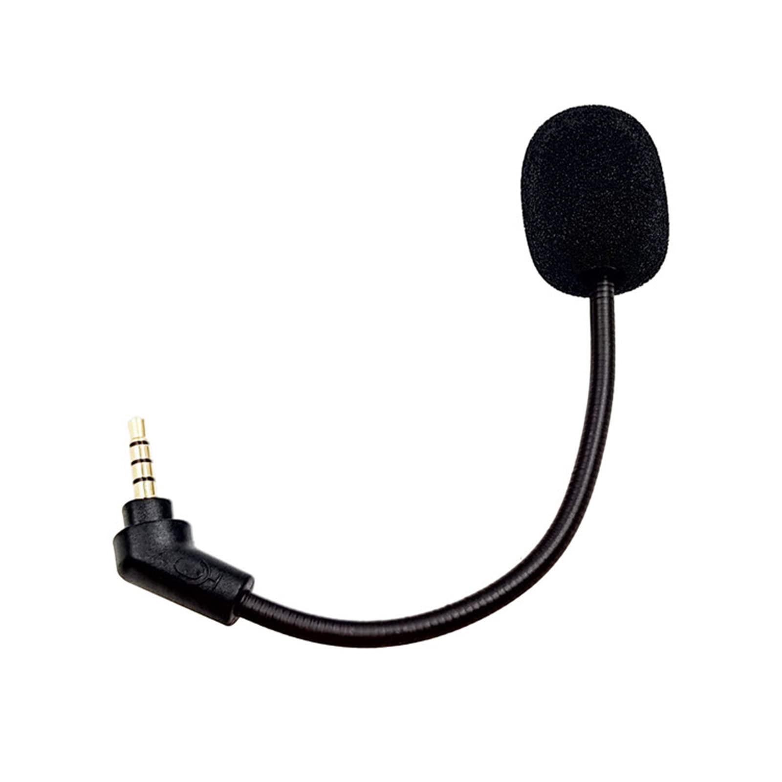 QMQJIA Game Mic Replacement for Cloud Flight/Flight S Gaming Headset 3.5mm Microphone Boom with Foam