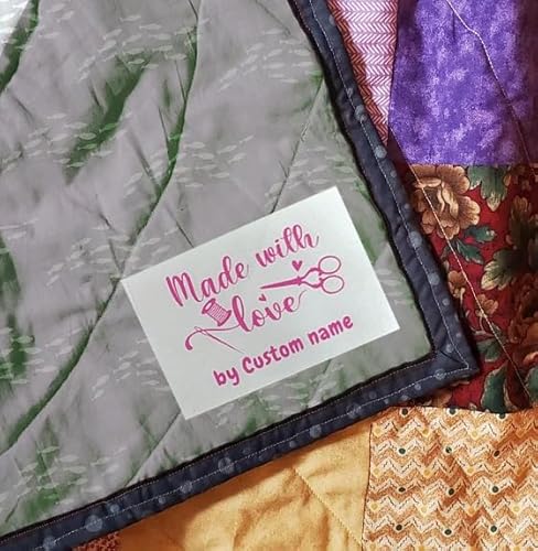 image for Generic Personalized Sewing Labels, Iron on or sew on, Custom Iron on 