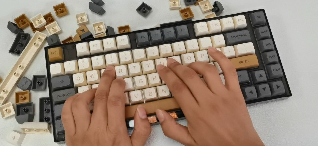 Amazon.com: Guffercty kred XDA Profile Keycaps 125 Retro PBT Key